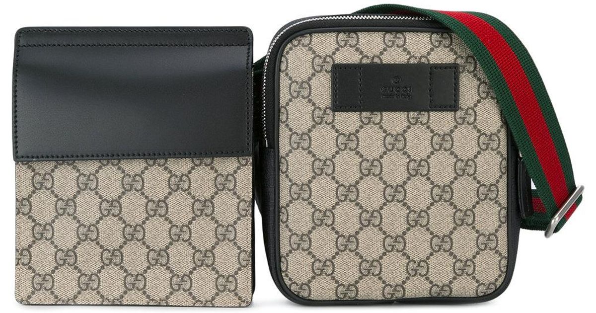 Gucci double pouch bum bag 2025